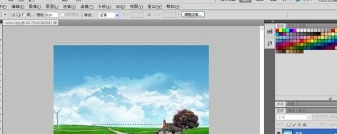 photoshopcs5怎么修改图片局部颜色