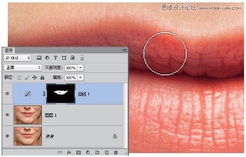 Photoshop快速的绘制迷人的美女唇印,PS教程,图老师教程网