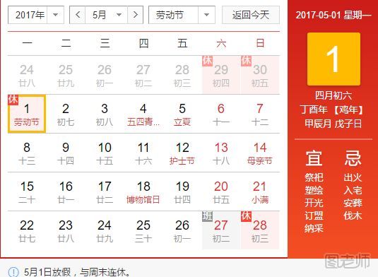 2017年五一出去玩要注意什么