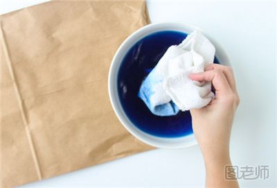 如何DIY高逼格文艺餐巾 浸染餐巾的制作步骤
