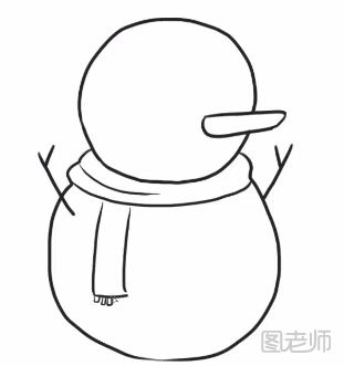 雪人简笔画怎么画