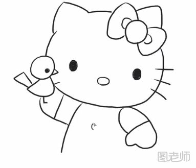 凯蒂猫简笔画视频教学