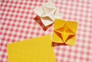 折纸教程 凹槽四角星的折法