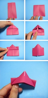 折纸教程 帽子的折法