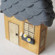 浪漫小房子 简单手工折纸图解