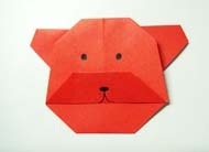 折纸图解教程 小熊的折法