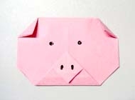 折纸图解教程 小猪的折法