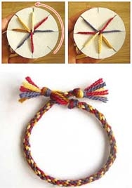 情人节礼物 毛线手链编织方法
