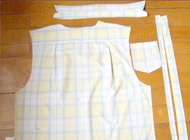 废物利用 旧衬衣改造围裙
