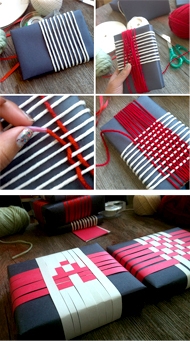 礼品盒包装设计 用麻绳编织