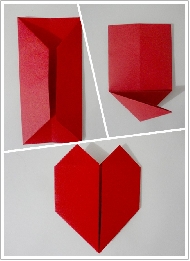 折纸爱心桃怎么折  爱心桃的简单折法图解教程