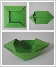 趣味折纸图解教程 教你小船的折法