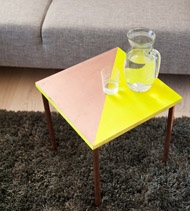 桌子设计 制作色彩小方桌