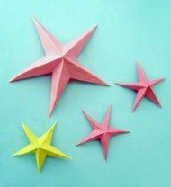 立体五角星的折法 教你制作可爱的海星装饰品