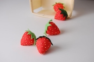 布艺DIY小教程 制作可爱小草莓