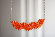 创意手工饰品制作 新奇的折纸项链