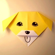 折纸艺术 狗狗的折法图解