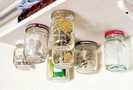 废物利用 食品罐制作挂式储存罐