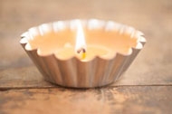 手工制作蛋挞蜡烛 教你如何使用剩余的蜡烛块