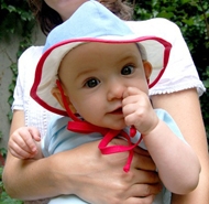 手工制作婴儿夏季遮阳帽 透气舒适