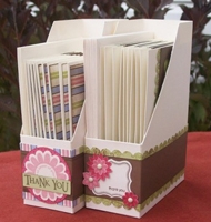 DIY折纸收纳盒  手工纸质书架图解
