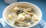 海鲜美食减肥瘦身食谱 牡蛎豆腐汤