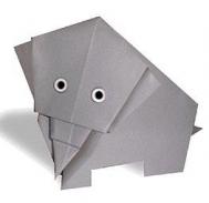 大象的折纸方法 动物折纸教程