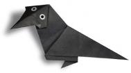 聪明的乌鸦折纸方法 动物折纸教程