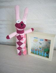 可爱的袜子娃娃制作教程 兔子玩偶的制作