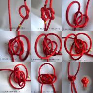 红豆结的编织方法 中国结编织教程
