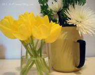 简单的茶缸创意diy插花花瓶