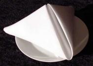 餐巾的金字塔折法 餐巾的折叠教程