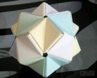 立体折纸花球图解教程 手工折纸花球步骤