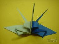 双头千纸鹤的折法教程
