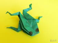 简单折纸青蛙