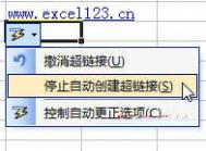 在Excel单元格中输入网址时如何设置不将其自动转换为超链接
