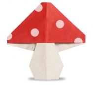 蘑菇的折法 怎样用纸折蘑菇