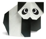 熊猫的折纸方法 怎样折熊猫