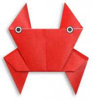 螃蟹的折法（二） 怎样用纸折螃蟹