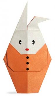 穿衣服的小兔子 儿童折纸方法图解