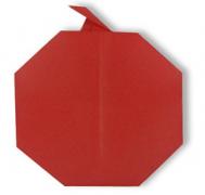 怎样折苹果 苹果的折纸方法