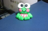 橡皮泥软陶DIY手工制作 可爱的小青蛙步骤图解