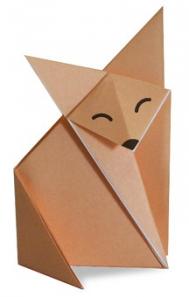 小狐狸的折法 怎样纸折小狐狸