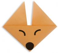 狐狸怎么折 用纸折狐狸的教程