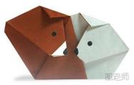 简易动物折纸教程 熊和北极熊的折法