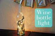 手工DIY一款创意家居玻璃瓶灯