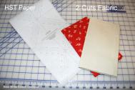 机缝拼布：加纸型快速切割三角形