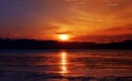 多瑙河的日落高清图集