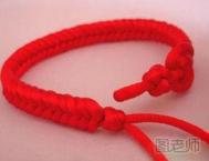 红绳手链编法图解 超简单的中国结手链编法