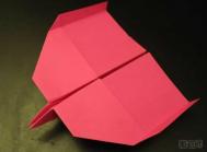 创意手工折纸教程 图解折纸滑翔机